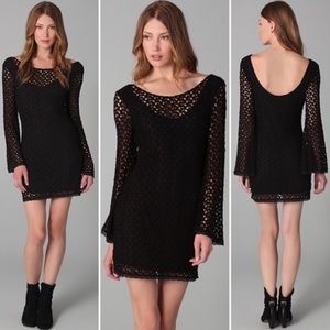 Free People bell sleeve dress